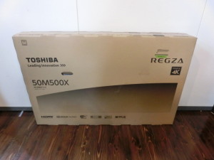 安佐南区中筋にて東芝 REGZA 50型液晶テレビ 4Kレグザ 50M500Xの買取がありました。